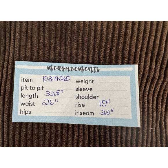 Zara XS Brown Corduroy Wide-Leg Pants - Picture 8 of 11